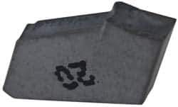 Iscar - GFN IC20 Grade, 0.0866" Cutting Width, Carbide Cutoff Insert - 0° Neutral Lead Angle, 0.0063" Cnr Rad, Single End - Apex Tool & Supply