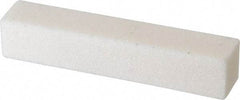 Norton - 60 Grit Aluminum Oxide Square Dressing Stick - 4 x 3/4 x 3/4, Medium Grade, Vitrified Bond - Apex Tool & Supply