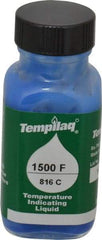 Tempil - 1,500°F Temp Indicating Liquid - 2 Ounce Container, 816°C - Apex Tool & Supply
