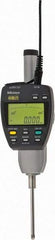Mitutoyo - 0 to 2" Range, 0.00005, 0.0001, 0.0005 & 0.001" Graduation, Electronic Drop Indicator - Accurate to 0.00012", English & Metric System, LCD Display - Apex Tool & Supply