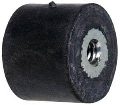 Tech Products - 55 Lb Capacity, 1/4-20 Plate/Plate Vibration Isolator - 1" Diam, 3/4" High - Apex Tool & Supply
