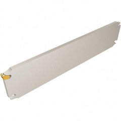 Iscar - 9 to 10mm Groove Width, Neutral Cut, SGFH Indexable Grooving Blade - GFN-C, GFR/L-C Insert Style, Series Self-Grip - Apex Tool & Supply