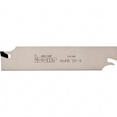 Iscar - 1.8 to 2.69mm Groove Width, 20mm Max Depth of Cut, Neutral Cut, SGFH Indexable Grooving Blade - GFN-A, GFN-C, GFN-J, GFN-W, GFR/L-C, GFR/L-J, GFR/L-W Insert Style, Series Self-Grip - Apex Tool & Supply