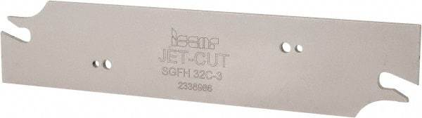 Iscar - 1-1/4" Blade Height, 1/8" Blade Width, 5.9055" OAL, Right Hand Cut, Indexable Cut-Off Blade - SGFH Blade - Apex Tool & Supply