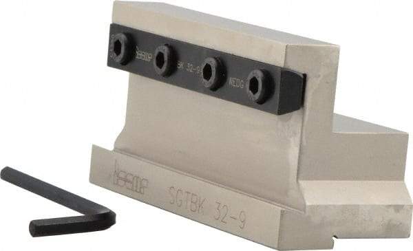 Iscar - Tool Block Style SGTBK, 32mm Blade Height, 120mm OAL, 62mm OAH, Indexable Cutoff Blade Tool Block - 32mm Shank Height, 28mm Shank Width, Series Tool Blocks - Apex Tool & Supply