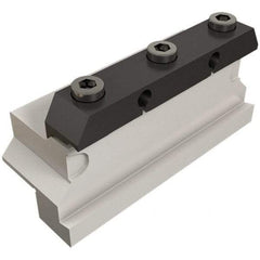 Iscar - Tool Block Style SGTBU, 32mm Blade Height, 110mm OAL, 50mm OAH, Indexable Cutoff Blade Tool Block - 25mm Shank Height, 23mm Shank Width, Through Coolant, Series Tool Blocks - Apex Tool & Supply