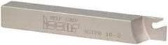 Iscar - SGTF, Right Hand Cut, 1-1/4" Max Workpc Diam, GFN, GFR Insert, Indexable Cutoff Toolholder - 5/8" Shank Width, 5/8" Shank Height, 4-1/2" OAL - Apex Tool & Supply