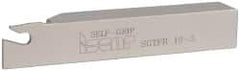 Iscar - SGTF, Right Hand Cut, 1.75" Max Workpc Diam, GFN, GFR Insert, Indexable Cutoff Toolholder - 3/4" Shank Width, 3/4" Shank Height, 4-1/2" OAL - Apex Tool & Supply