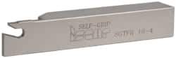 Iscar - SGTF, Right Hand Cut, 2" Max Workpc Diam, GFN, GFR Insert, Indexable Cutoff Toolholder - 3/4" Shank Width, 3/4" Shank Height, 4-1/2" OAL - Apex Tool & Supply