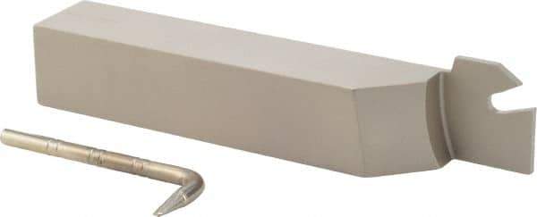 Iscar - SGTH, Right Hand Cut, 2.05" Max Workpc Diam, GTN 3.., GTR 3.. Insert, Indexable Cutoff Toolholder - 0.98 Max Depth of Cut, 1" Shank Width, 1" Shank Height, 5.9" OAL - Apex Tool & Supply