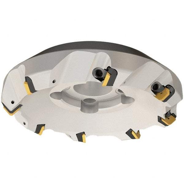 Iscar - 2" Cut Diam, 3/4" Arbor Hole, 0.23" Max Depth of Cut, 45° Indexable Chamfer & Angle Face Mill - 4 Inserts, SEKN/R 12... Insert, Right Hand Cut, 4 Flutes, Series F45E - Apex Tool & Supply