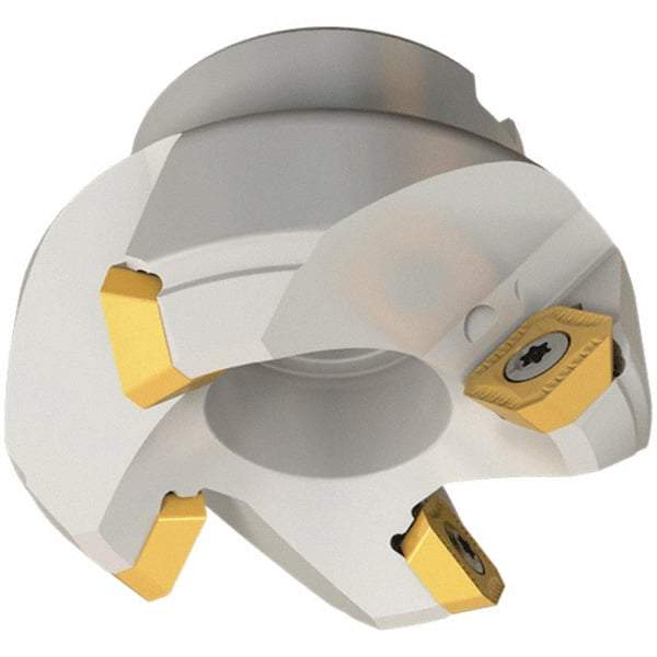 Iscar - 6.44" Cut Diam, 2" Arbor Hole, 0.26" Max Depth of Cut, 45° Indexable Chamfer & Angle Face Mill - 8 Inserts, SEKT\xB6SEMT Insert, 8 Flutes, Series IscarMill - Apex Tool & Supply