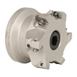 Iscar - 6 Inserts, 2-1/2" Cut Diam, 1" Arbor Diam, 0.56" Max Depth of Cut, Indexable Square-Shoulder Face Mill - 0/90° Lead Angle, 1-3/4" High, AD..1505.. & HM90 AD..1505.. Insert Compatibility, Series HM90 - Apex Tool & Supply