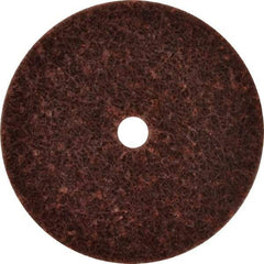 3M - 3" Diam, 1/4" Face Width, 3/8" Center Hole, Medium Grade, Aluminum Oxide Deburring Wheel - Unitized, Medium Density 5 Grade, 12,500 RPM - Apex Tool & Supply