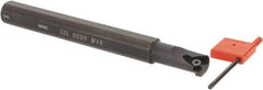 Iscar - Internal Thread, Left Hand Cut, 5/8" Shank Width x 5/8" Shank Height Indexable Threading Toolholder - 6" OAL, M 16 Insert Compatibility, SI Toolholder, Series SIL - Apex Tool & Supply