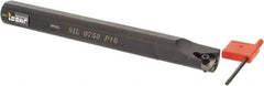 Iscar - Internal Thread, Left Hand Cut, 3/4" Shank Width x 3/4" Shank Height Indexable Threading Toolholder - 7" OAL, P 16 Insert Compatibility, SI Toolholder, Series SIL - Apex Tool & Supply