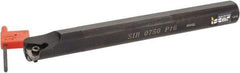 Iscar - Internal Thread, Right Hand Cut, 3/4" Shank Width x 3/4" Shank Height Indexable Threading Toolholder - 7" OAL, P 16 Insert Compatibility, SI Toolholder, Series SIR - Apex Tool & Supply