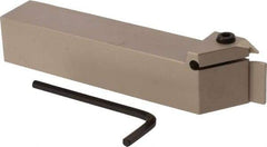 Iscar - TGD, External, Right Hand, 0.29" Max Depth of Cut, 0.118 to 1/8" Groove Width, Indexable Grooving Tool Holder - TGMF 3.. Insert Compatibility, 1" Shank Height, 1" Shank Width, 5-1/2" OAL - Apex Tool & Supply