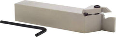 Iscar - TGD, External, Right Hand, 0.7" Max Depth of Cut, 0.197" Max Groove Width, Indexable Grooving Tool Holder - TGM... Insert Compatibility, 1" Shank Height, 1" Shank Width, 5-1/2" OAL - Apex Tool & Supply