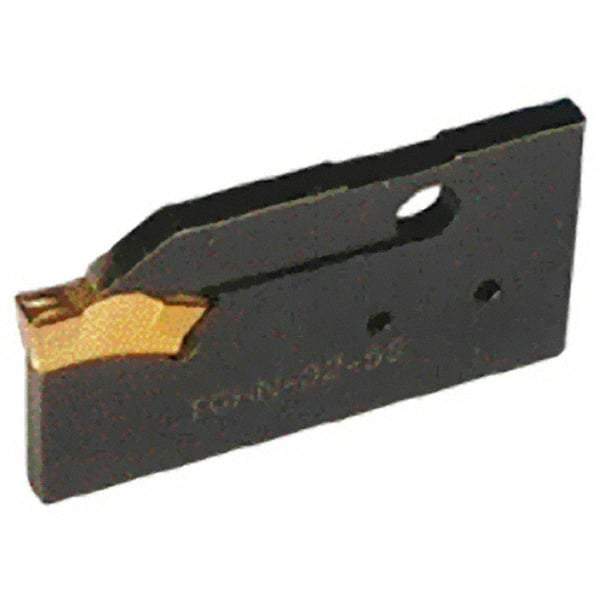 Iscar - 6 to 6.35mm Groove Width, 25mm Max Depth of Cut, Neutral Cut, TGHN Indexable Grooving Blade - TGMF (Full Radius), TGMF/P Insert Style, Series Top Grip - Apex Tool & Supply