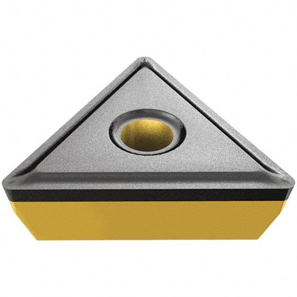 Iscar - TPMR322 Grade IC20N Carbide Turning Insert - Uncoated, 60° Triangle, 3/8" Inscr Circle, 1/8" Thick, 1/32" Corner Radius - Apex Tool & Supply