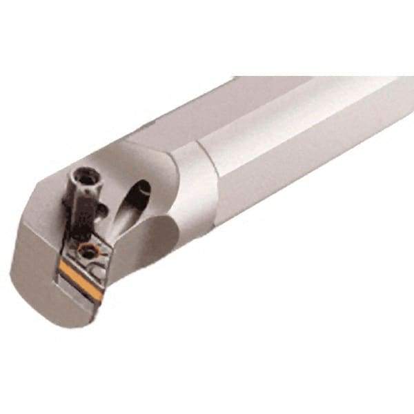 Iscar - 1.58" Min Bore Diam, 12" OAL, 1-1/4" Shank Diam, A-MDUN Indexable Boring Bar - 1.77" Max Bore Depth, DNMG 33.. Insert, Clamp Holding Method - Apex Tool & Supply