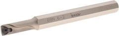 Iscar - 0.394" Min Bore Diam, 5" OAL, 1/2" Shank Diam, BBN Indexable Boring Bar - TP.. 2 Insert, Screw Holding Method - Apex Tool & Supply