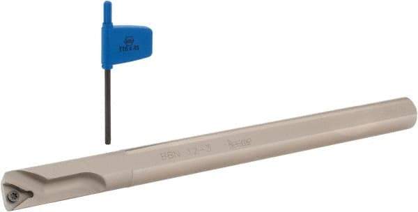 Iscar - 0.846" Min Bore Diam, 10" OAL, 3/4" Shank Diam, BBN Indexable Boring Bar - TP.. 32.. Insert, Screw Holding Method - Apex Tool & Supply