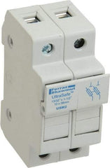 Ferraz Shawmut - 2 Pole, 1000 VDC and 800 VAC, 30 Amp, DIN Rail Mount Fuse Holder - Compatible with CC Class, 1-1/2 Inch Long x 1.38 Inch Wide and 13/32 Inch Diameter Fuse - Apex Tool & Supply