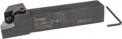 Iscar - MDJN, Right Hand Cut, 3° Lead Angle, 3/4" Shank Height x 3/4" Shank Width, Negative Rake Indexable Turning Toolholder - 4-1/2" OAL, DN..43. Insert Compatibility, Series Isoturn - Apex Tool & Supply