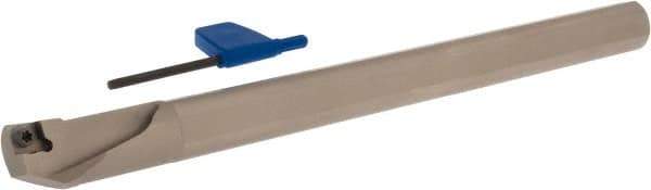 Iscar - 0.985" Min Bore Diam, 10" OAL, 3/4" Shank Diam, S-SCLC Indexable Boring Bar - 1.97" Max Bore Depth, CC.T 3 Insert, Screw Holding Method - Apex Tool & Supply