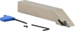 Iscar - SVJC, Left Hand Cut, 93° Lead Angle, 1" Shank Height x 1" Shank Width, Neutral Rake Indexable Turning Toolholder - 6" OAL, VCM..33.. Insert Compatibility, Series Isoturn - Apex Tool & Supply