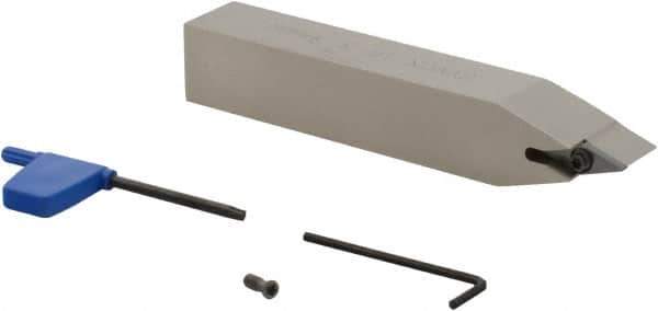 Iscar - SVVC, Neutral Cut, 72.5° Lead Angle, 1" Shank Height x 1" Shank Width, Neutral Rake Indexable Turning Toolholder - 6" OAL, VCM..33.. Insert Compatibility, Series Isoturn - Apex Tool & Supply