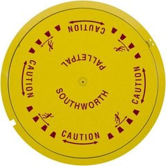 Pallet Pal - Turntables Type: Low Profile Disk Diameter (Inch): 43-5/8 - Apex Tool & Supply