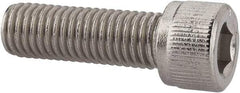Value Collection - 1/4-28 UNF Hex Socket Drive, Socket Cap Screw - Grade 316 Stainless Steel, Uncoated, 3/4" Length Under Head - Apex Tool & Supply