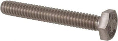 Value Collection - 1/4-20 UNC, 1-3/4" Length Under Head Hex Head Cap Screw - Fully Threaded, Grade 316 Stainless Steel, Uncoated, 7/16" Hex - Apex Tool & Supply