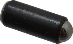 Gibraltar - 0.44" Body Length x 3/16" Body Diam, 1 Lb Init to 2.5 Lb Final End Force, Steel Press Fit Ball Plunger - 5/32" Ball Diam, 0.058" Max Ball Reach, +0.0010; +0.0020" Tolerance - Apex Tool & Supply
