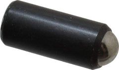 Gibraltar - 11/16" Body Length x 5/16" Body Diam, 2 Lb Init to 5 Lb Final End Force, Steel Press Fit Ball Plunger - 1/4" Ball Diam, 0.09" Max Ball Reach, +0.0010; +0.0020" Tolerance - Apex Tool & Supply