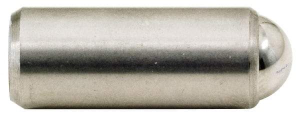 Gibraltar - 0.284" Body Length x 1/8" Body Diam, 0.5 Lb Init to 1 Lb Final End Force, Steel Press Fit Ball Plunger - 0.093" Ball Diam, 0.035" Max Ball Reach, +0.0010; +0.0020" Tolerance - Apex Tool & Supply