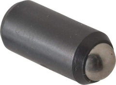 Gibraltar - 0.525" Body Length x 1/4" Body Diam, 3 Lb Init to 7 Lb Final End Force, Steel Press Fit Ball Plunger - 3/16" Ball Diam, 0.07" Max Ball Reach, +0.0010; +0.0020" Tolerance - Apex Tool & Supply