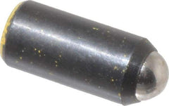 Gibraltar - 0.525" Body Length x 1/4" Body Diam, 6 Lb Init to 13 Lb Final End Force, Steel Press Fit Ball Plunger - 3/16" Ball Diam, 0.07" Max Ball Reach, +0.0010; +0.0020" Tolerance - Apex Tool & Supply