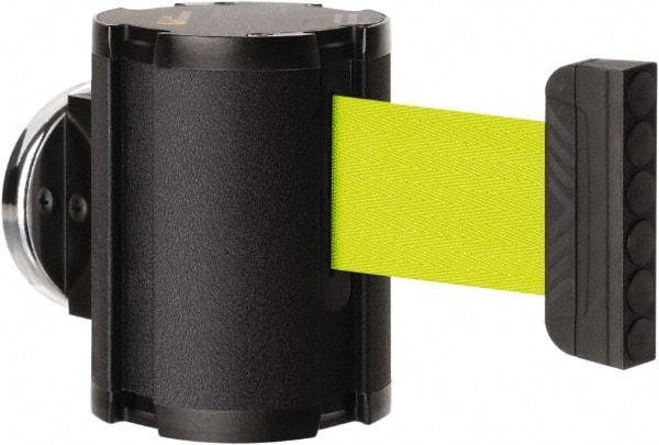 Lavi Industries - 3-1/2" High x 2-1/2" Long x 2-1/2" Wide Magnetic Wall Mount Barrier - Aluminum, Powdercoat Finish, Black, Use with Magnetic Wall Mount Barriers - Apex Tool & Supply