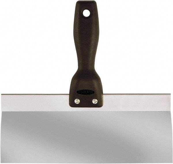 Hyde Tools - 10" Wide Flexible Blade Stainless Steel Joint Knife - Flexible, Polypropylene Handle - Apex Tool & Supply