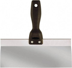 Hyde Tools - 10" Wide Flexible Blade Stainless Steel Joint Knife - Flexible, Polypropylene Handle - Apex Tool & Supply