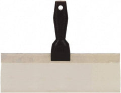 Hyde Tools - 12" Wide Flexible Blade Stainless Steel Joint Knife - Flexible, Polypropylene Handle - Apex Tool & Supply