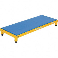 Vestil - 5" High x 19" Wide x 48" Deep, Yellow Step Stand - Steel, 500 Lb Capacity - Apex Tool & Supply