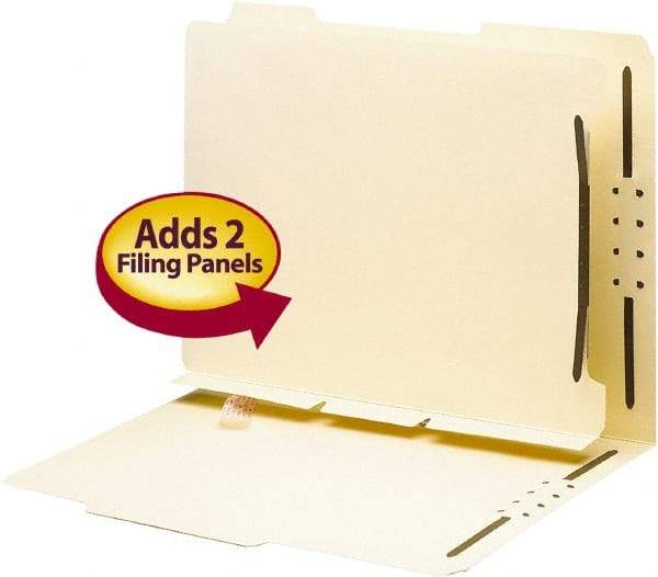SMEAD - 11 x 8 1/2" 25 Tabs, Self-Adhesive, Self Adhesive Divider - Manila - Apex Tool & Supply