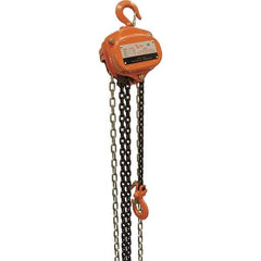 Vestil - 1,000 Lb Lifting Capacity, 10' Lift Height, Hand Hoist - Made from Chain - Apex Tool & Supply