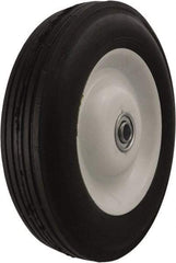 Marathon Industries - 8 Inch Diameter x 1-3/4 Inch Wide, Rubber Caster Wheel - 225 Lb. Capacity, 1-3/8 Inch Hub Length, 1/2 Inch Axle Diameter - Apex Tool & Supply
