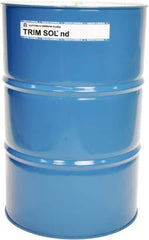 Master Fluid Solutions - Trim SOL nd, 54 Gal Drum Cutting & Grinding Fluid - Water Soluble, For Cutting, Grinding - Apex Tool & Supply
